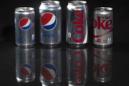 Regular and mini cans of Diet Coke and Diet Pepsi are pictured in this photo illustration in New York